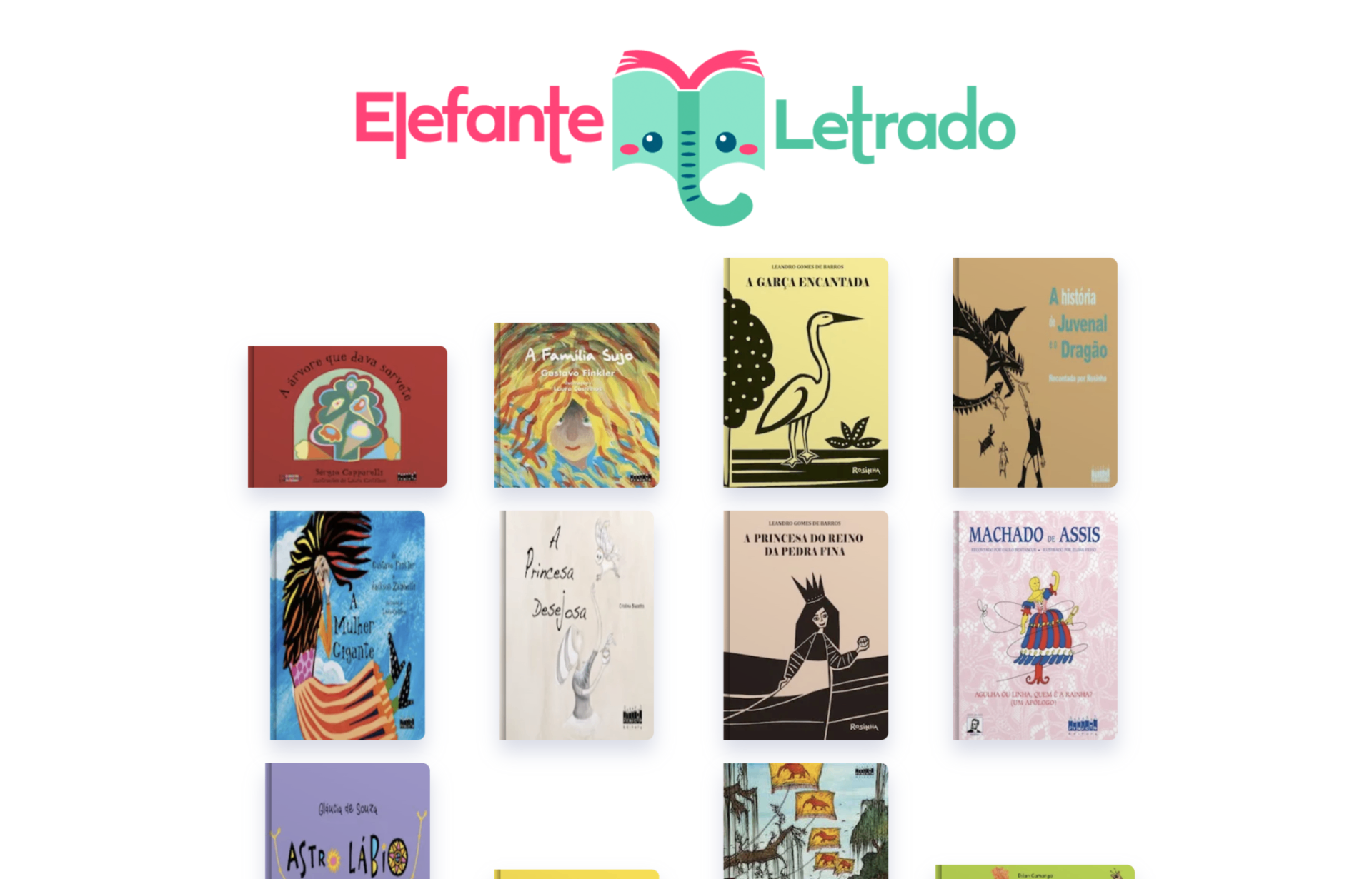 Livro infantil digital interativo produzido pela Booknando para a Elefante Letrado com áudio sincronizado